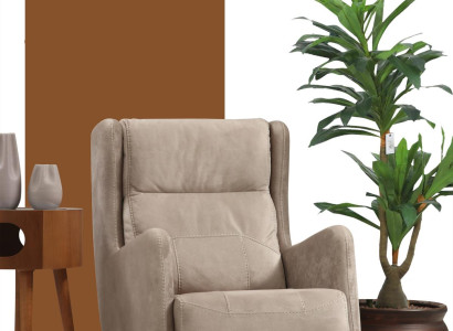 Single Seater Armchair Living room Designer Furniture Modern Upholstered Armchair